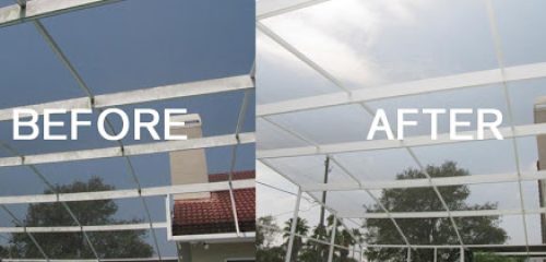 Lanai Cage Cleaning Citrus County