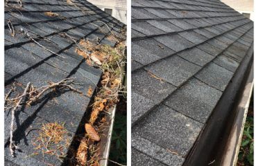 gutter beforre and after